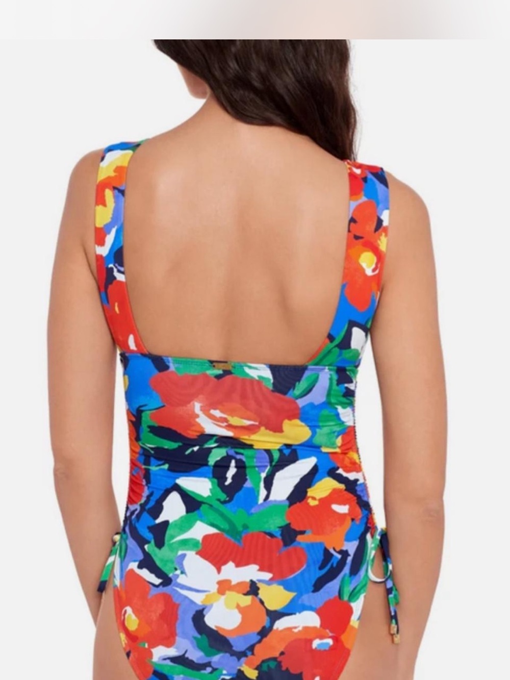 Ralph Lauren multicoloured one piece swimsuit Vibrant Floral 10 - Picture 7 of 8